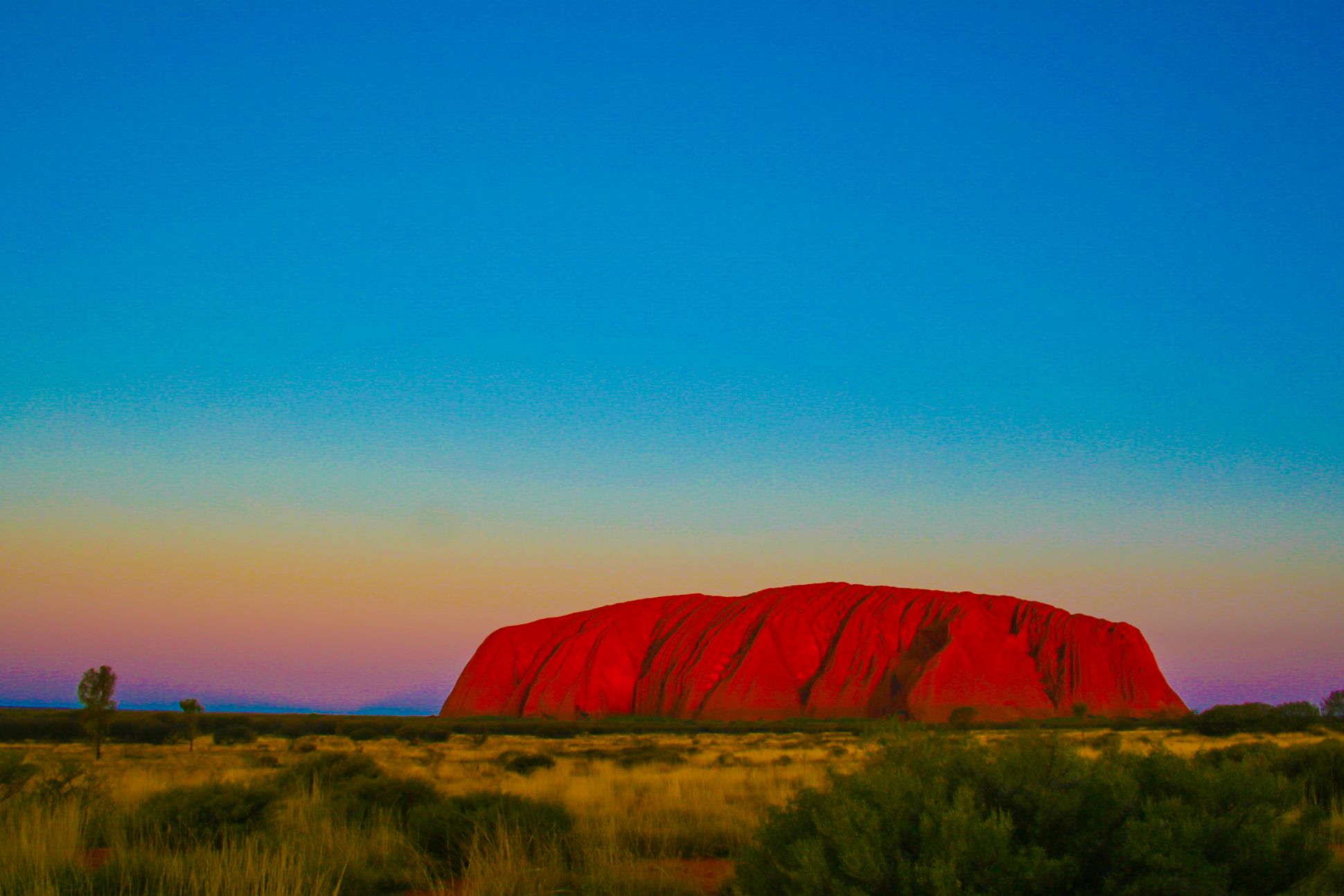 Uluru at sunset