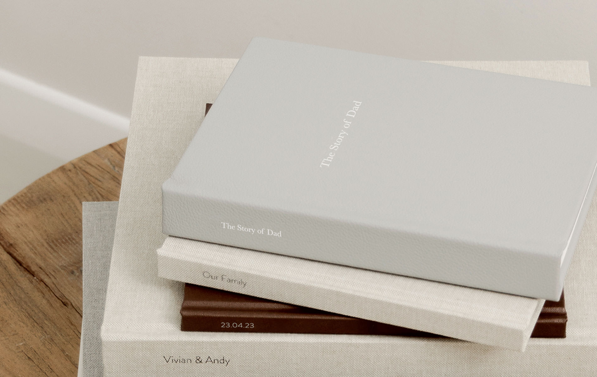 Photo album of the story of dads life