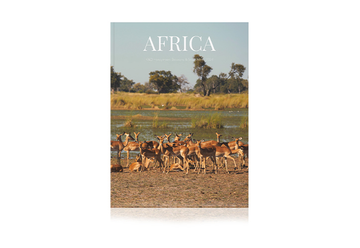 Travel magazine with title 'Africa'