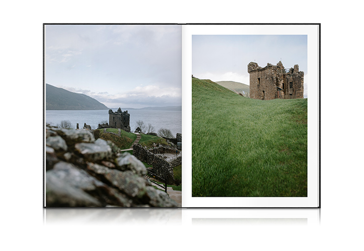 Double page spread of Scotland