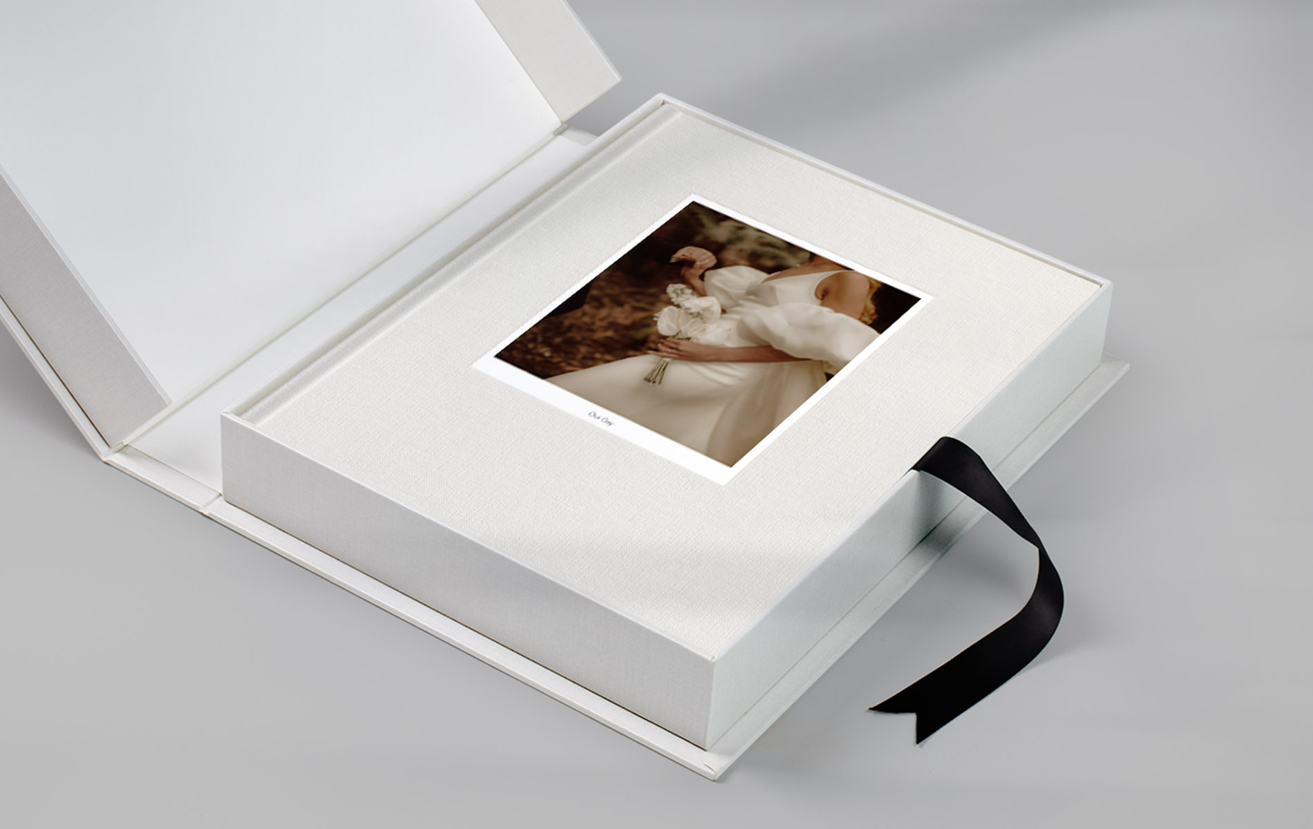 Wedding Photo Album in a MILK presentation box