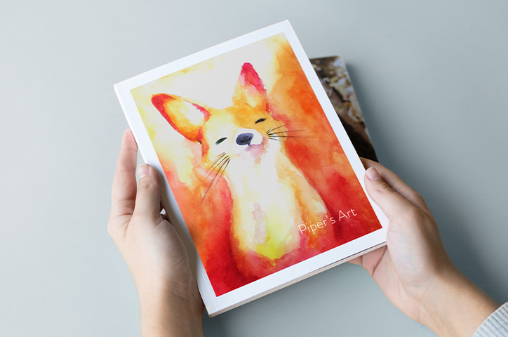 Softcover with cover image of child's art