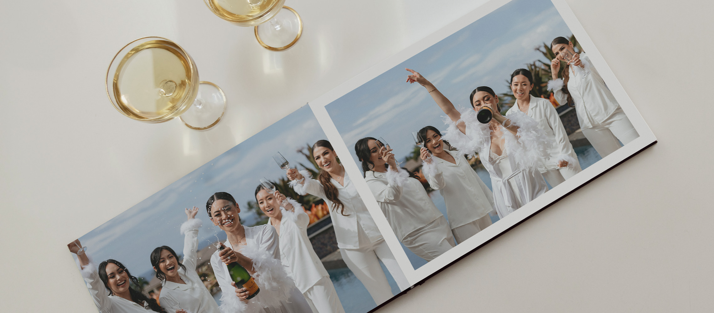 Bridal shower photo album