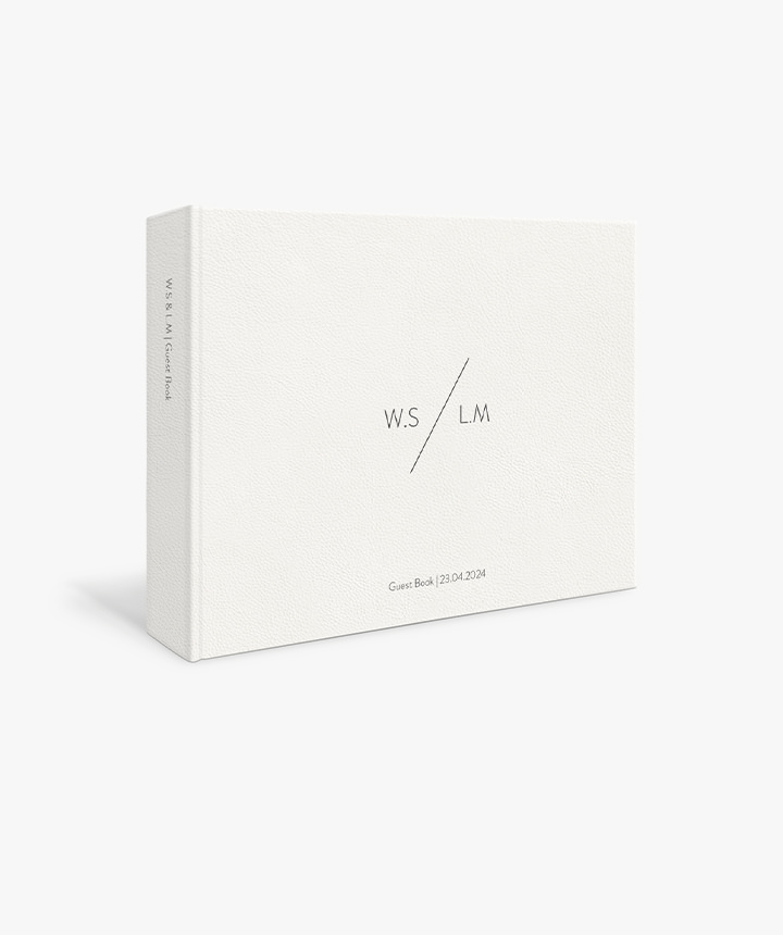 product image for large landscape wedding guest book