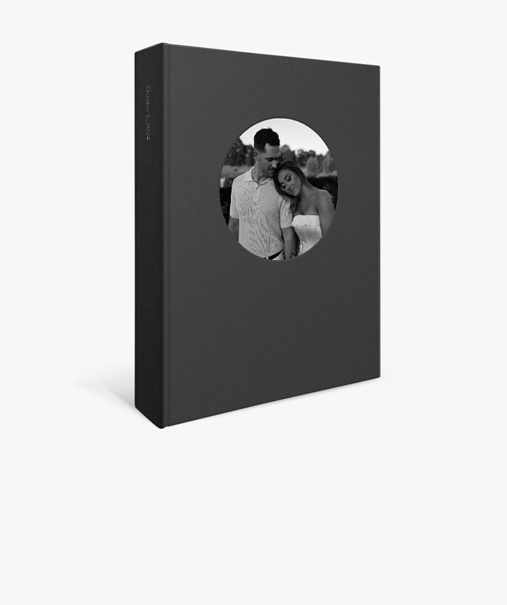 product image for large portrait wedding guest book