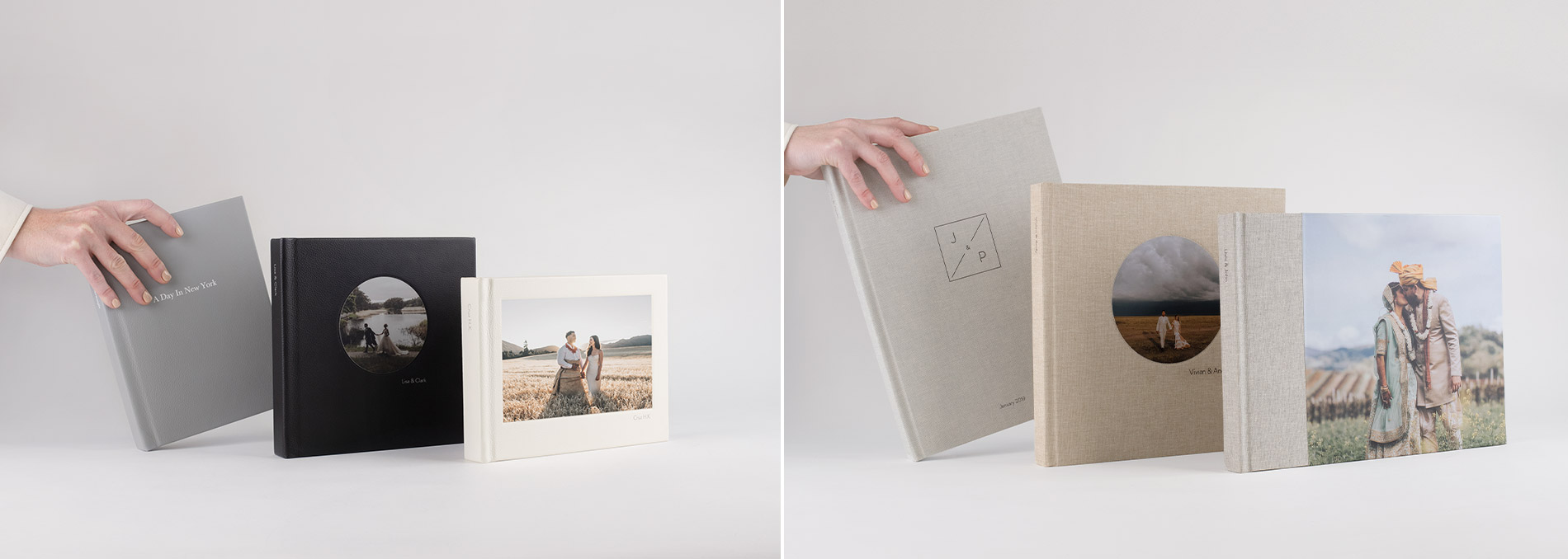 All Premium photo album sizes and formats